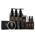 Natural Argan Jojoba Oil Softens Smooths Strengthens Beard Growth Man Beard Wash and Conditioner Private Label