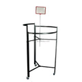 Supermarket Cloth Rack Movable Round Sharp Clothes Display Stand Rack Garment Display Rack for Supermarket