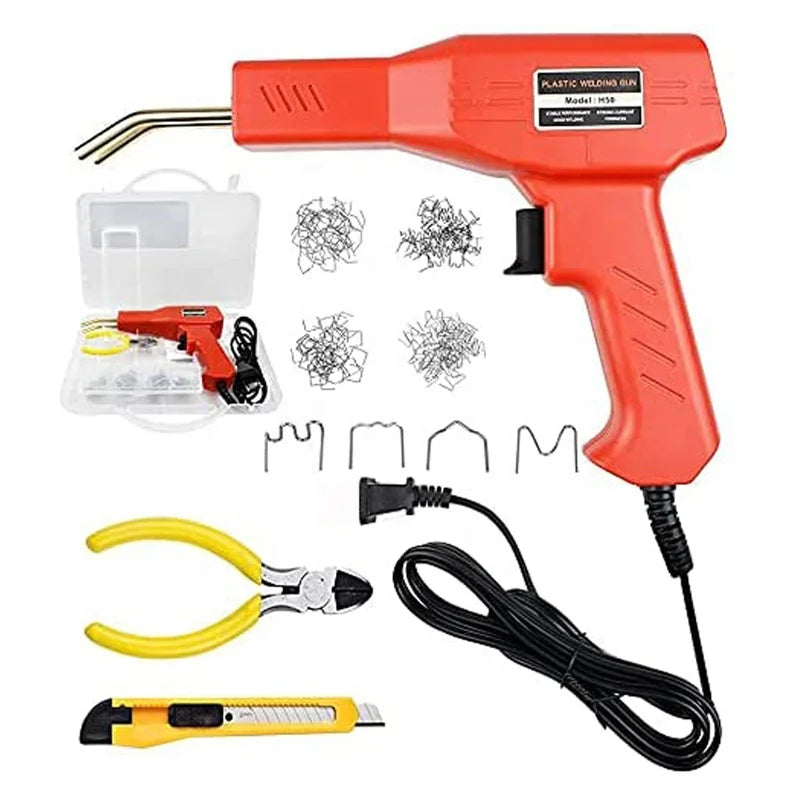 50W Car Bumper PVC Plastic Welder Repair Tools Soldering Iron 220V/110V Red CE/RoHS Certified
