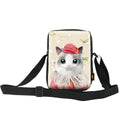 Lovely Cat Design Printing Custom Canvas Shoulder Bag Women