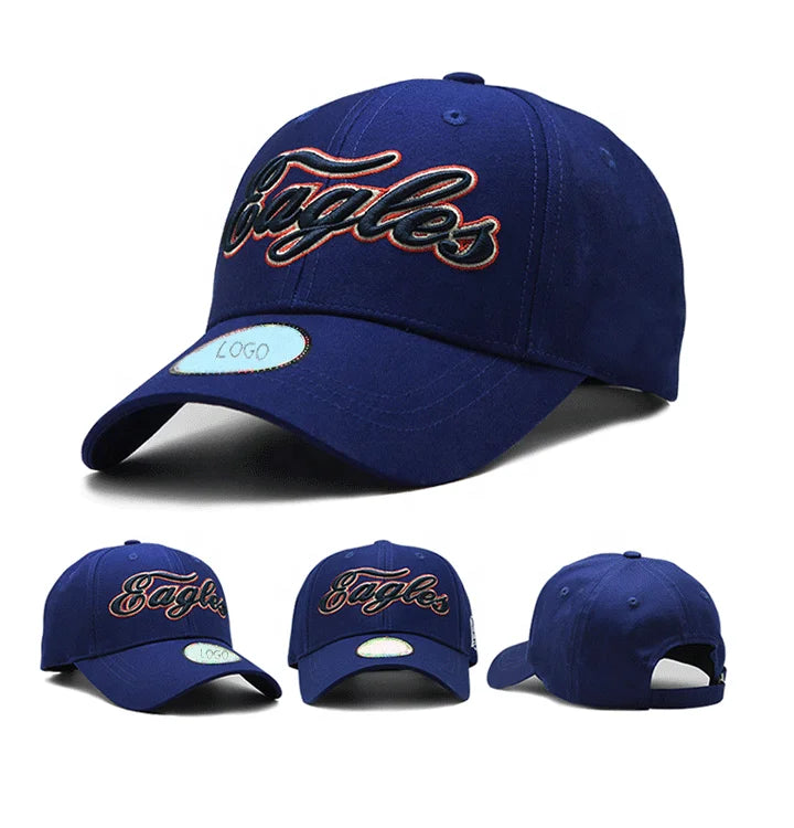 Custom Embroidered Logo Sport Cap Fashion Wholesale Ny Fitted Baseball Caps Unisex Common Fabric Image Style Four Seasons