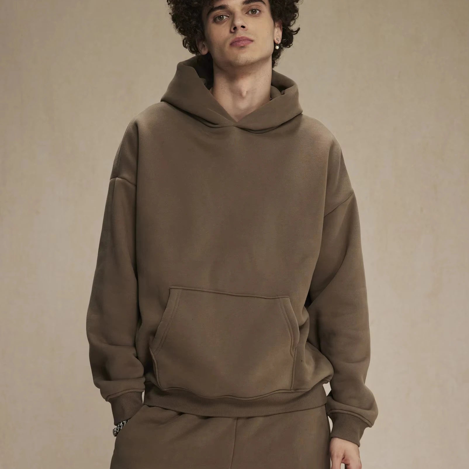 Heavyweight Streetwear Fashion 450gsm Blank Hoodie Customized Polar Fleece Pullover 100% Cotton  Oversized Mens Luxury Hoodies