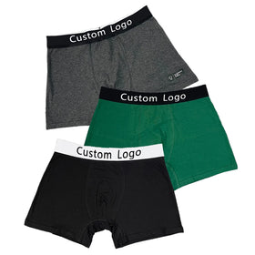 Custom Logo Desgin Cotton Mens Underwear Wholesale Best Quality Comfortable Underpants for Men Boxer Briefs