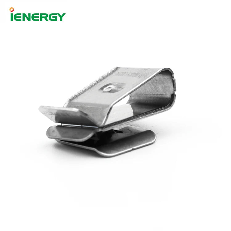 90 Degree High Quality Stainless Steel 304 Solar Cable Clips PV Wire Clamp Solar Panel Frame Clips