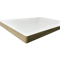 Certified 4x8ft 18mm First-Class Poplar White Core Melamine Plywood E0 Formaldehyde Emission Standards 1 Year Indoor Use
