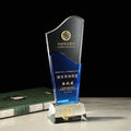 ADL Classic Blue Flame Crystal Trophy Personalized Sports Events Awards Souvenirs Annual Service Awards