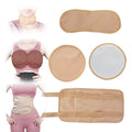 Reusable Cotton Castor Oil Pack 4Pcs Set Soft Castor Oil Pack Wrap for Liver Detox and Less Inflammation Deep Sleep