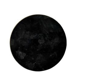 10cm Diameter Round White/Green/Black Natural Stone Marble Coaster for Drinks