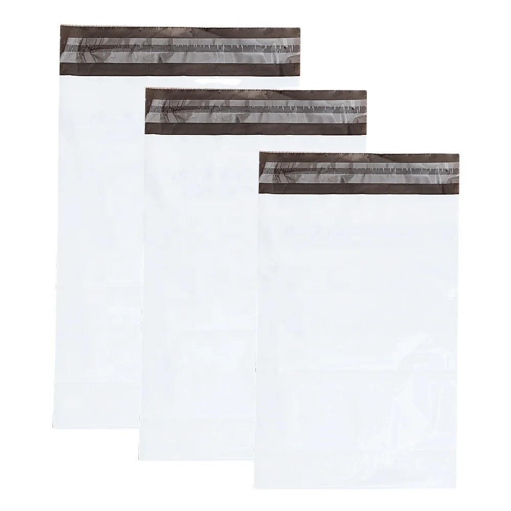 2026 Custom Logo White Recyclable Poly Mailers for Shoes Socks & Fur Packaging with Express Shipping and Optional Sizes