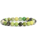 8mm Natural Emperor Stone Bracelet Elastic Gold Tiger Eye Energy Stone Bracelet Trendy Style for Women Lucky Birthday Gift
