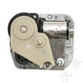 18-Note Musical Movement for Music Boxes Top-Wind Mechanism with Extended Winding Shaft