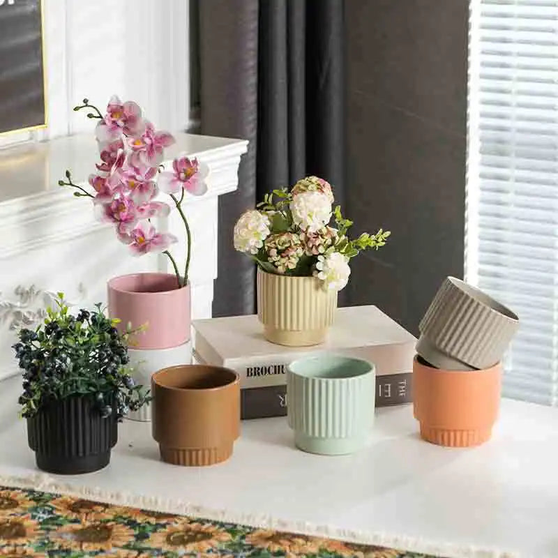 Succulent Plant Flower Pot Office Home Decoration Plant Succulent Planter Pot P62 Factory Custom Nordic Modern Box