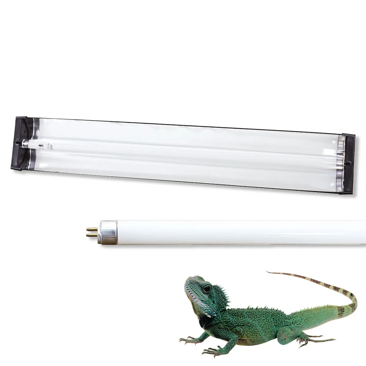 New Upgrade T5 UVB UVA Lighting Fixture Reptile LED Lamp with Lamp Tube for 30cm-120cm Pet Accessories MegaBDM