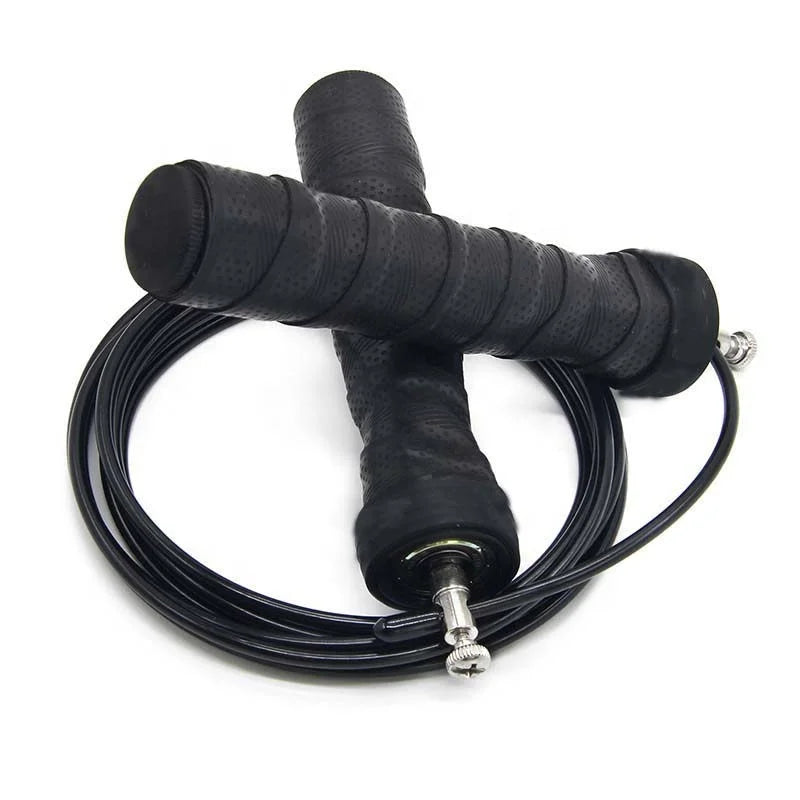 FITA Sweatband Custom Logo Competition Fitness Exercise Gym Professional Stainless Steel Bearing Speed Skip Jump Rope