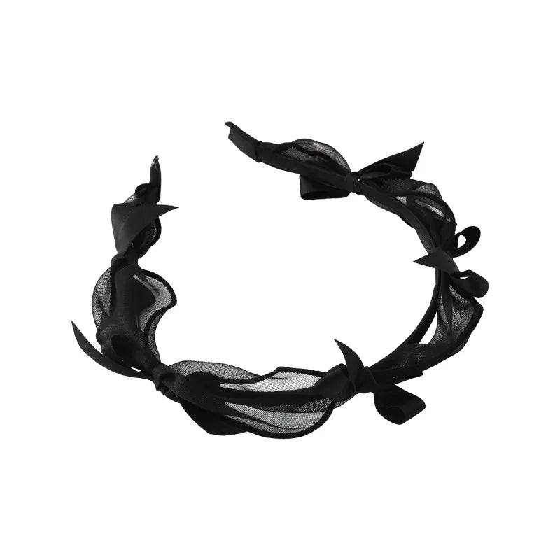 Hair Accessories Headband Princess Thin Edge Headband Lace Gauze Headband Women Versatile Girl Hairbands Korea Designs Latest