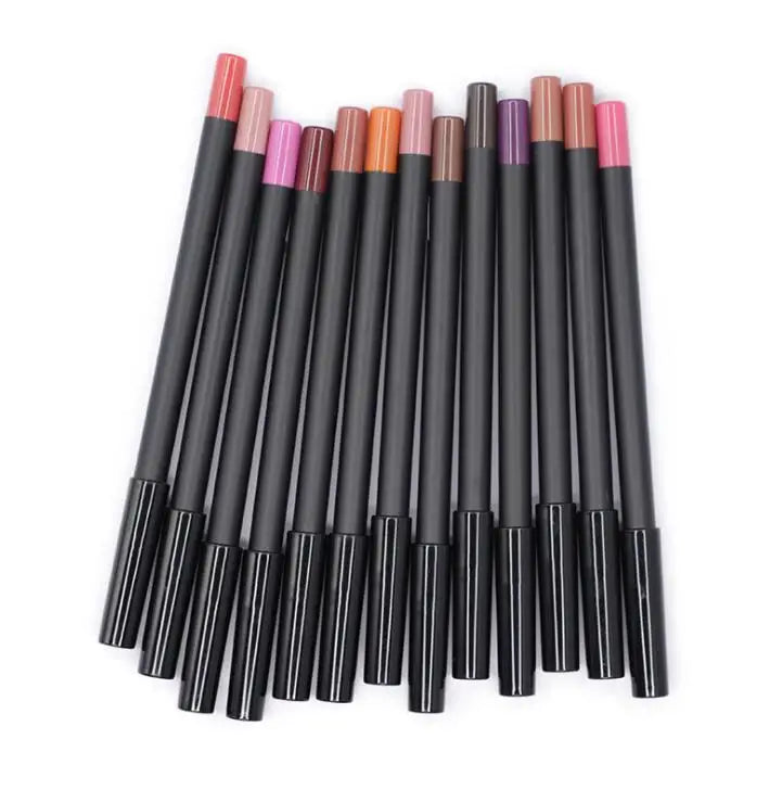 Brown Lipliner Pencil Nude Lip Liner Custom Your Own logo Matte Lip Liner Private Label MegaBDM