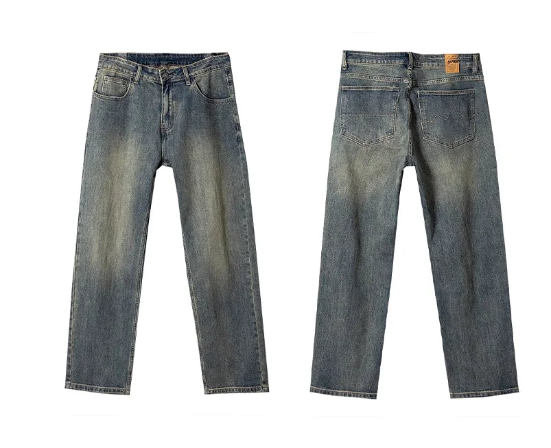 Wholesale Bulk Cheap Clothes Fashion Biker Custom Men Straight Loose & Comfortable Stretch Denim Jeans