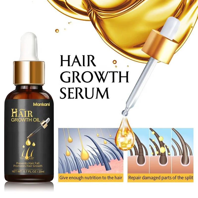 OEM Wholesale Organic Wild Gingshen Herbal Care Fast Hair Growth Serum Bulk Chebe Hair Growth Oil for African Hair Care