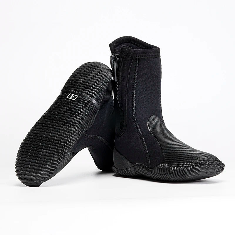5mm Safety Waterproof Keep Warm Scuba Beach Reef Shoes Camo Rubber Neoprene Diving Boots for Underwater Surfing Snorkelling