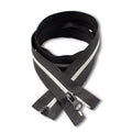 Manufactory Stock 5# Nylon Strip Zipper Outdoor Clothing Jacket Open-end Silver Light Strip Reflective Zipper