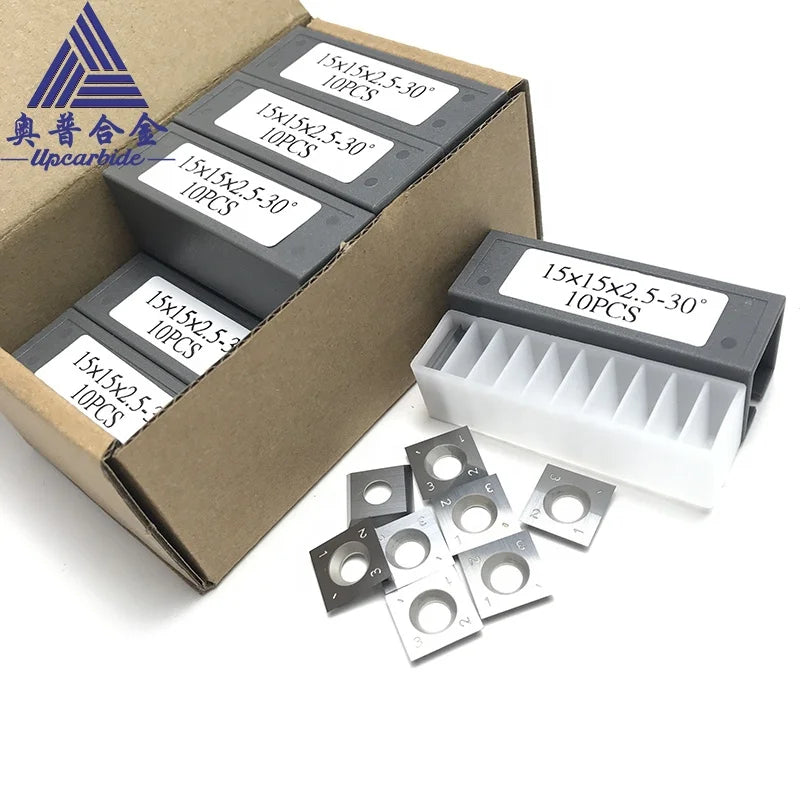 15*15*2.5-30 Degree Woodworking Carbide Indexable Inserts Carbide Inserts for Wood External Turning Tool