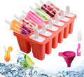 Reusable Popcicale Mold Silicone for Kids and Ice Pop Molds Silicone Popsicle Maker Homemade Ice Cream Mold