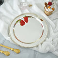 Premium Polished 10/ 12 Inch Mirror Steel Restaurant Dish Serving Plate