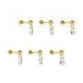 2022 Luxury Wholesale Designer Inspired Earrings 925 Sterling Silver Stud Earings Jewelry Women