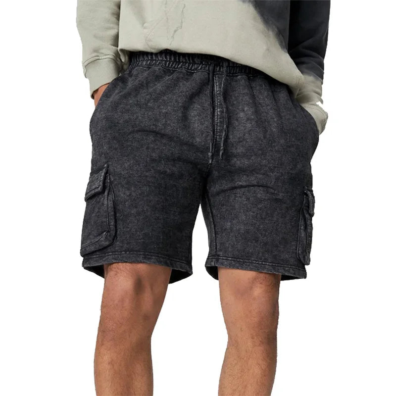 K220082 Manufacturer Custom 2025 Summer Classical Shorts Men Shorts 100% Cotton Knee  Length Shorts for Men