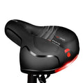 Waterproof Comfortable Pu Mountain Bicycle Seat Shock Absorption Road Bike Saddle with Reflective Strip