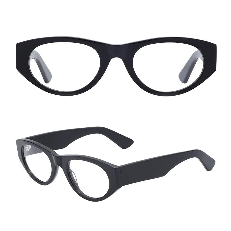 Hot Sale Vintage Fashion Small Acetate Frame Diamond Face Shape Anti Blue Light Unisex Eyeglass Frames