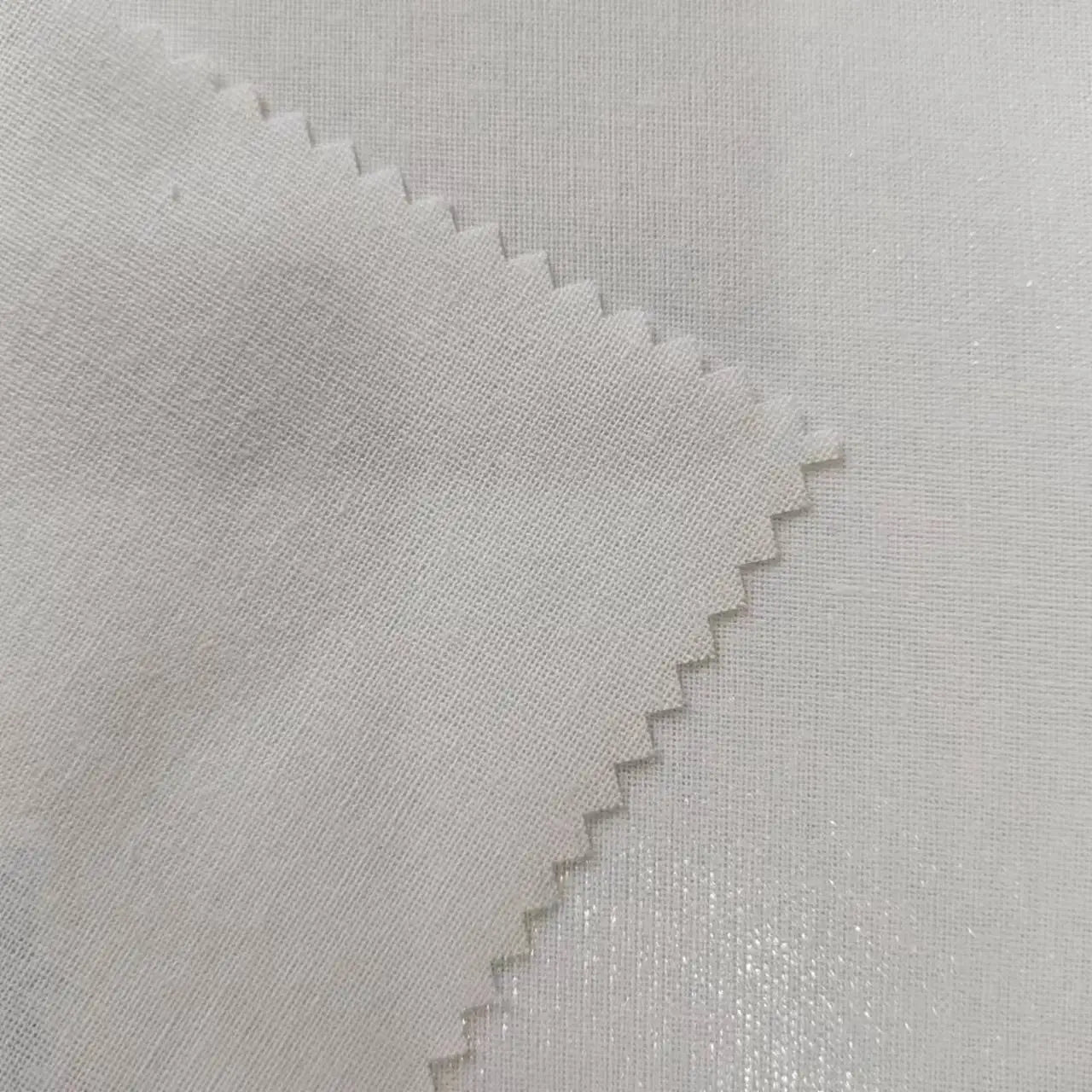 Cotton Lining Fabric Shirt Garment Interlining for Collar YB-C2050-h