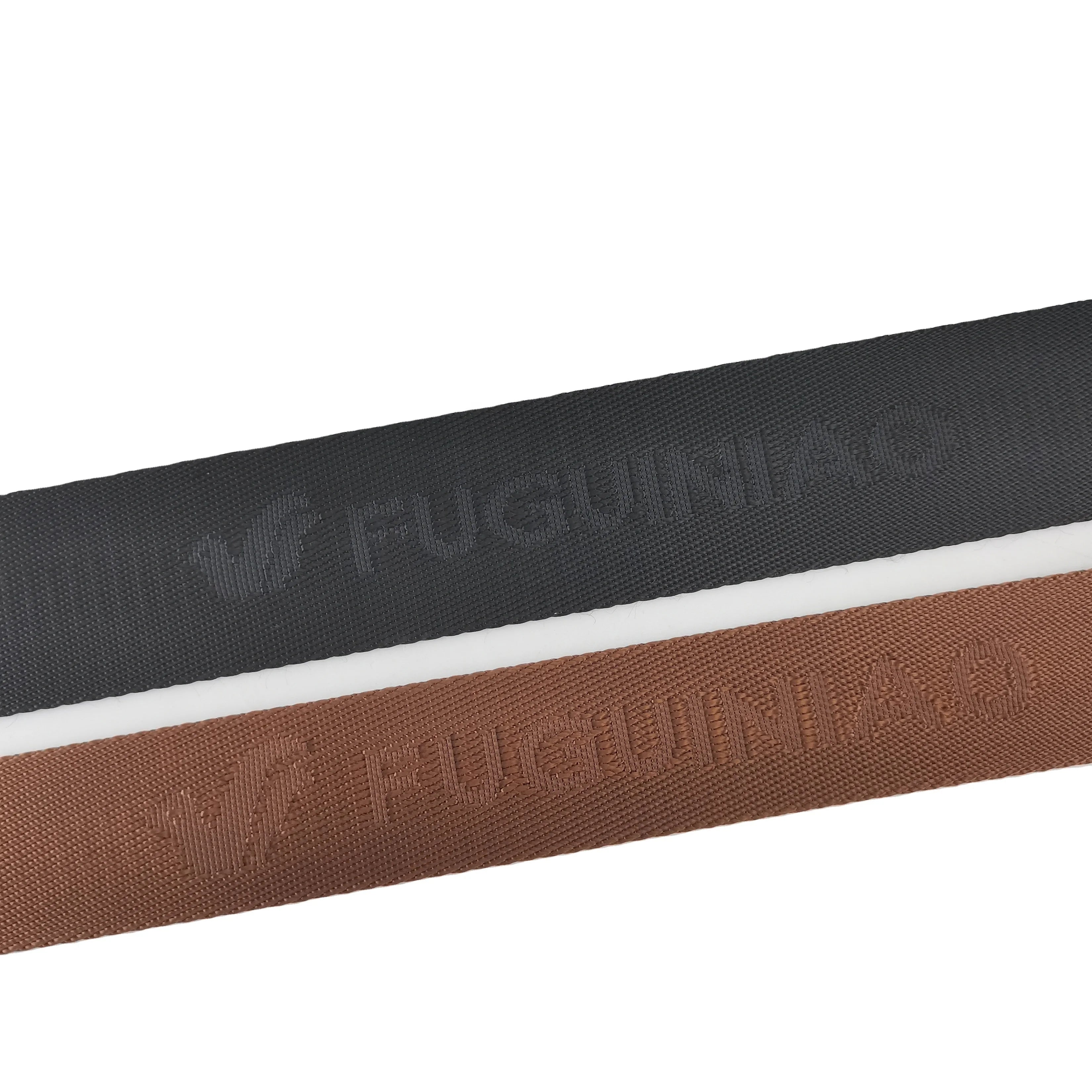 Custom Logo Color Design Printed Polyester Nylon Webbing for Luggage Strap Webbing for Bag Belt