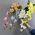 Artificial Flowers Wholesale 3D Print Latex Malus Spectabilis Flowers Wedding Decoration Flower