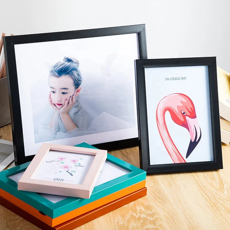 Creative Children's Modern Eco-Friendly Handmade Resin Photo Frame 5/6/7/8/10 Inch A4 for Table Display Ornament Decoration