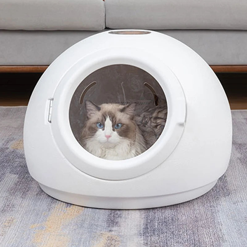 Top Selling Eco-Friendly Smart Pet Hair Dryer 55L Automatic Dry Box with Low Noise Design for Cats All Seasons HDPE Material