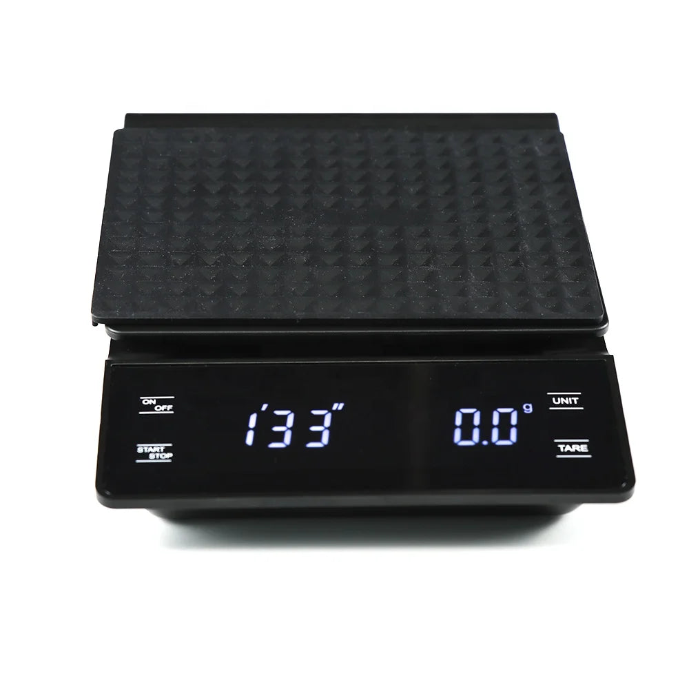 BP123 Electronic Drip Digital Coffee Weighing Scale With Timer Function