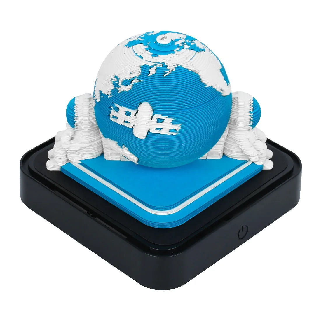 Customize 2026 Calendar 3D Earth Calendar New Desk Paper Art Building Memo Pad Block