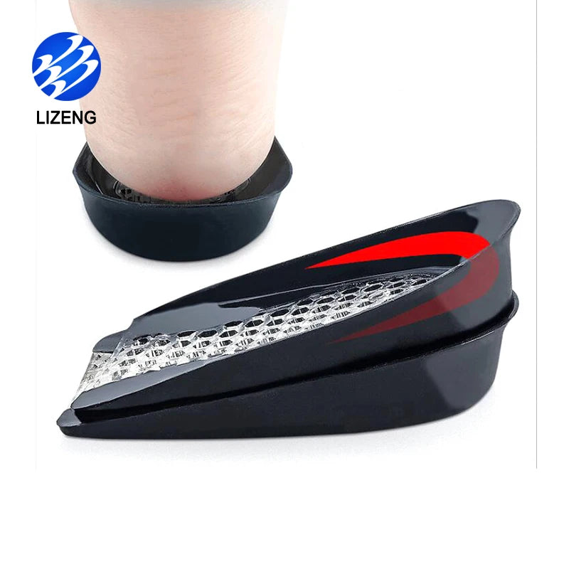 Kids Gel Heel Cups Pads Silicone Insole Cushions Foot Care Feet Shoe Insert CE