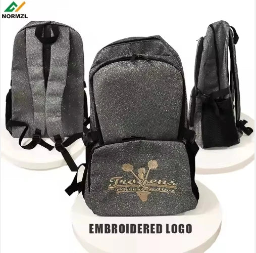 2024 New Wholesale Glitter Backpack Sparkle Cheerleading Backpack for Cheerleader MegaBDM
