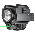 OEM Brand Printed USB 1000Lm Rechargeable Green Flashlights Combo Flashlight Tactical with Laser Torches