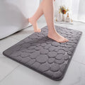 Ultra Soft Bathroom Absorb Quickly Antislip Memory Foam Bath Mat Cobble