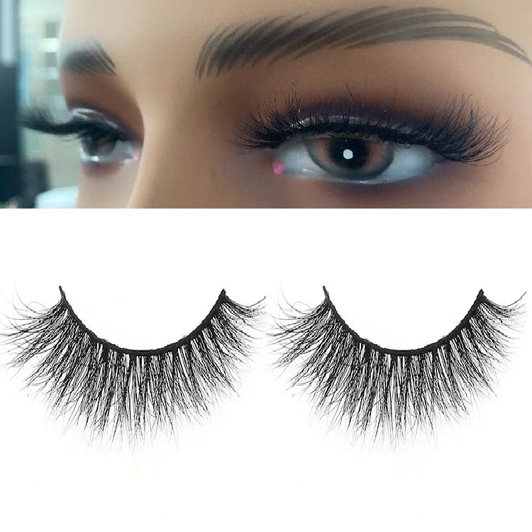 False Eyeslashes Mink Private Label Package Lashes Custom 3D D51 Real 0.07mm 25 Mm Siberian Mink Lashes Hand Made 0.05mm