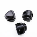 Hot Sale Black POM Cord Lock Garment Accessory Rope Stopper Toggle Cord Locks for Hat Bags Shoes MegaBDM