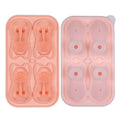 Silicone Ice Cube Mold French Bulldog Shape Ice Tray Novelty Pet Design Ice Maker for Cocktails Beverages