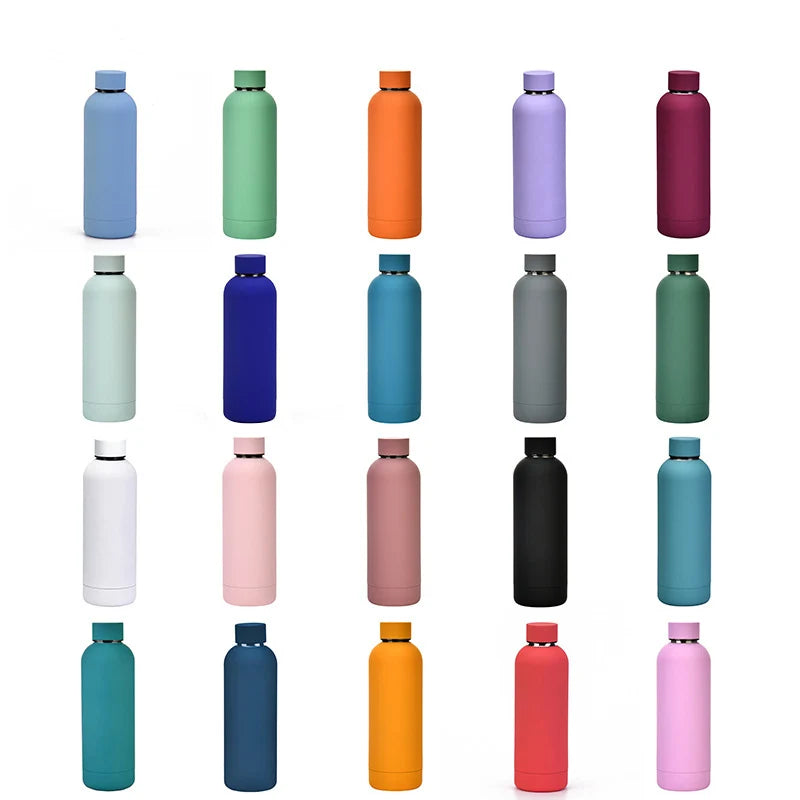 500ml Eco Water Bottle Double Wall Vacuum Insulated Stainless Steel Tumbler Eco Helen Lu Lu Flask Termo Botella De Agua