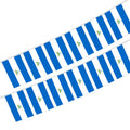 Nicaragua Bunting String Flag 5.5X8 in for Outdoor and Indoor Decoration (12pcs/Unit)