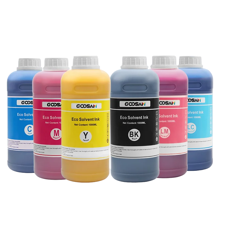 2Year Indoor Outdoor Printing Tinta Ecosolvent Eco Solvent Ink for Epson I3200 Dx5 Dx7 Xp600 Print Head Printer Machine