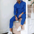 Men's Custom Logo Sport Casual Track Suits Set Wholesale Breathable Joggers and Hoodie for Autumn Season