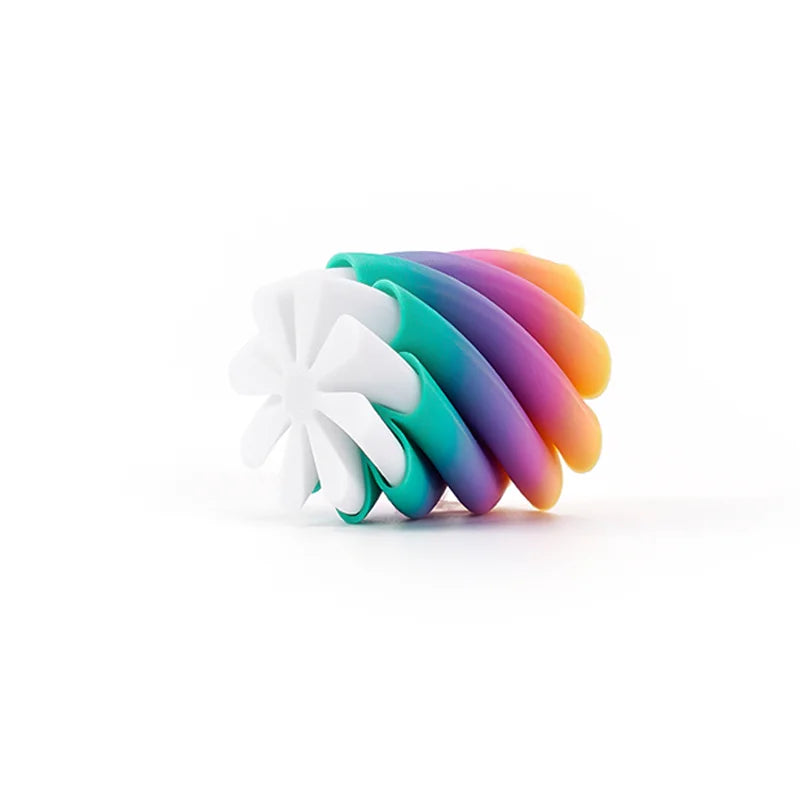3D Printed Plastic Fingertip Toy Spiral Cone Pyramid Structure Stress-Relieving Animals & Dinosaurs